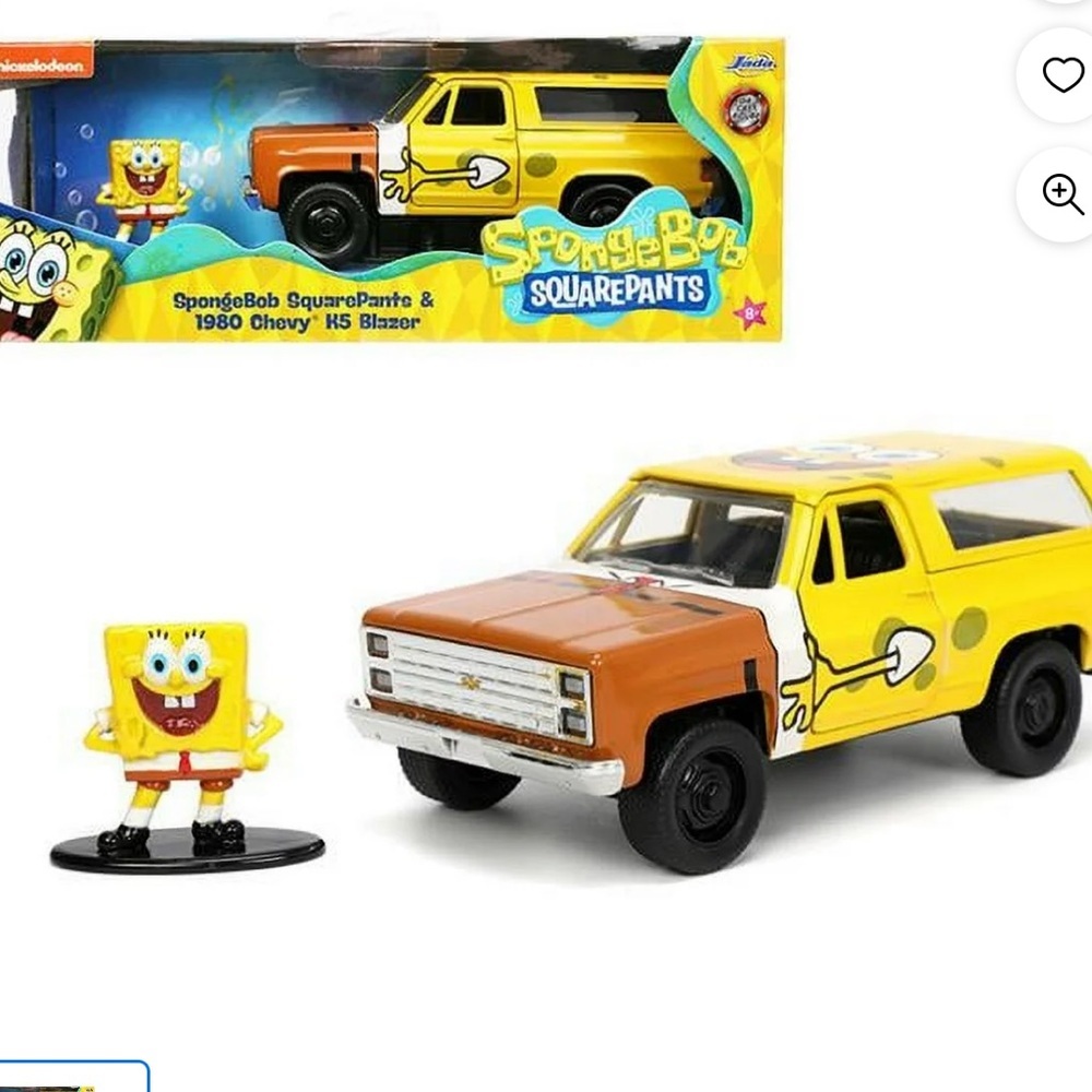1980 Chevrolet K5 Blazer SpongeBob Diecast 1/32 Scale